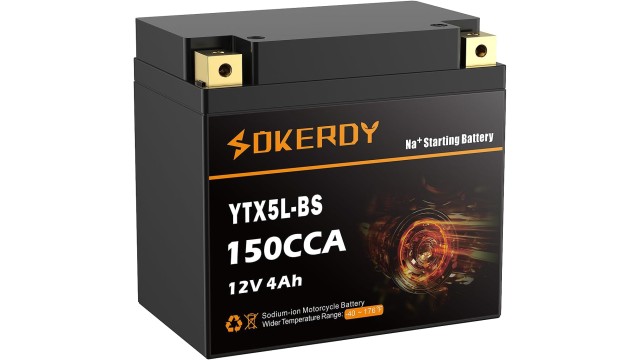 Μπαταρία SOKERDY YTX5L-BS Ιόντων Νατρίου Νa+ (Sodium Ion), 12V 4Ah, 150A/CCA γιά μηχαν΄άκια, ATV, UTV, Jet Ski, Snowmobile